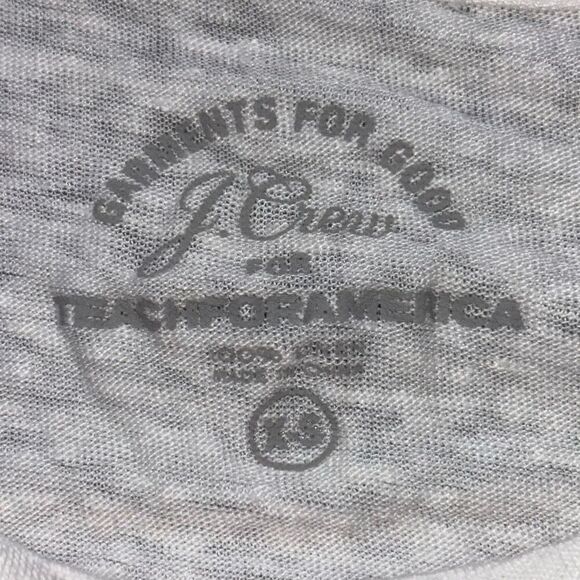 J. Crew teach for America 100% linen tee T-shirt XS - Picture 4 of 11